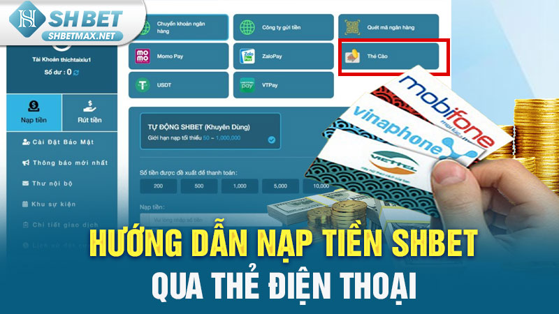 nạp tiền SHBET